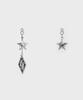 Linger Piece Star Lingerpiece Name Tag Earring