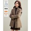 TERRE BLEUE Women's Loose Fit Down Blazer Jacket