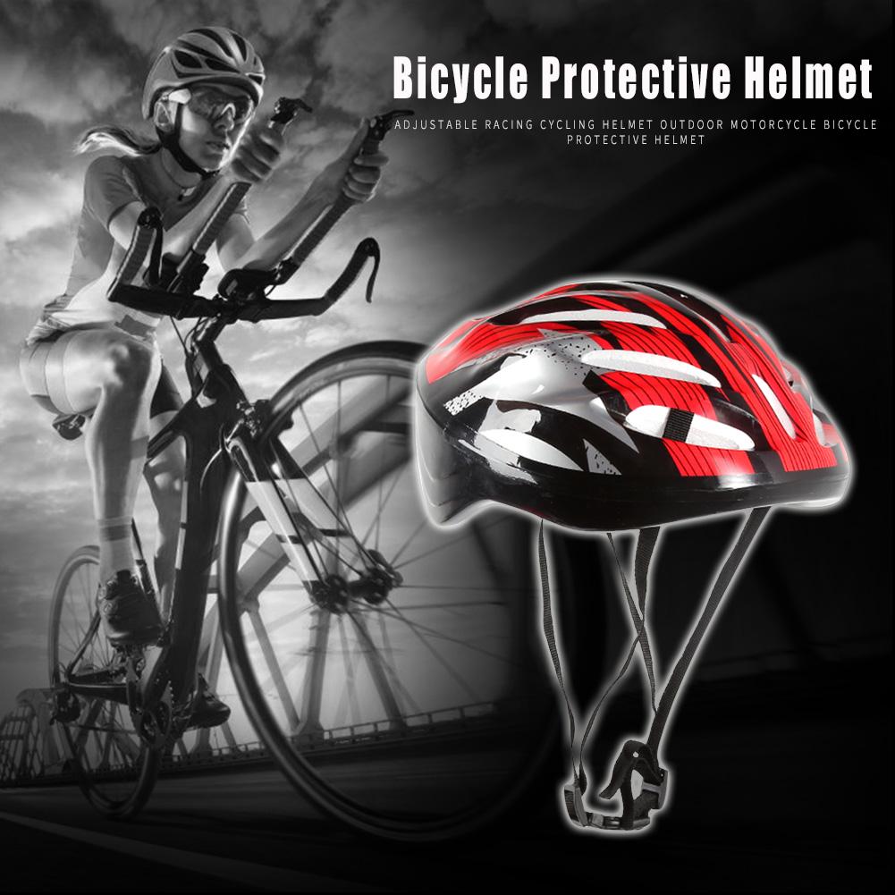 Verstellbarer Sicherheits Rennrad Reiten Helm Outdoor Motorrad Fahrrad Ausgeschnitten Atmungsaktiv Unisex Sport Schutzhelm
