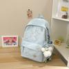 Schoolbag Japanese college style star printed schoolbag for women, large capacity, high value, junior and high school students, lightweight burden