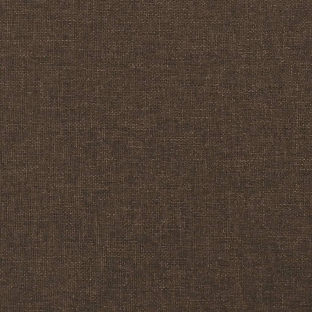 Vidaxl Rama Łóżka Bez Materaca, Ciemny Brąz, 120X190 Cm, Tkanina