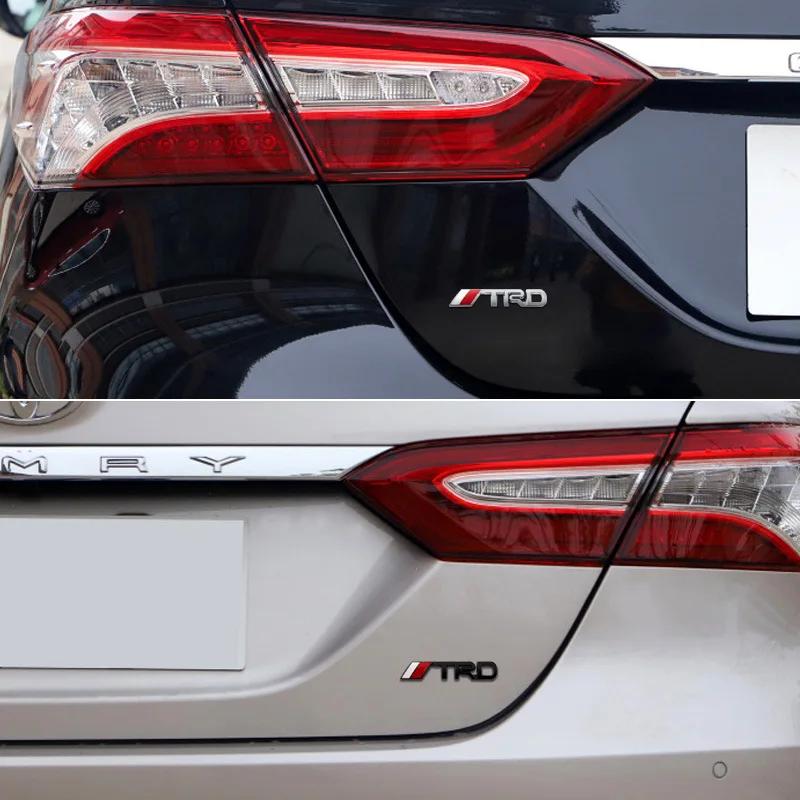 Emblema autocolante 3D Matel pentru autovehicule TRD Sports Corolla Yaris Rav4 Avensis Auris Camry Caroseria spate portbagaj Coada Decal Styling