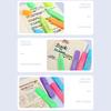 Highlighter Pen 8 Colors Smooth Writing Quick Low Saturation Marking Non-slip Handbook Drawing Marking Pen Stationery
