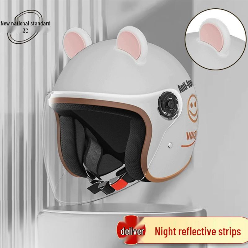 Women's Unisex Winter Warm Half Helmet for Electric Scooter/Motorcycle with Free Shipping
