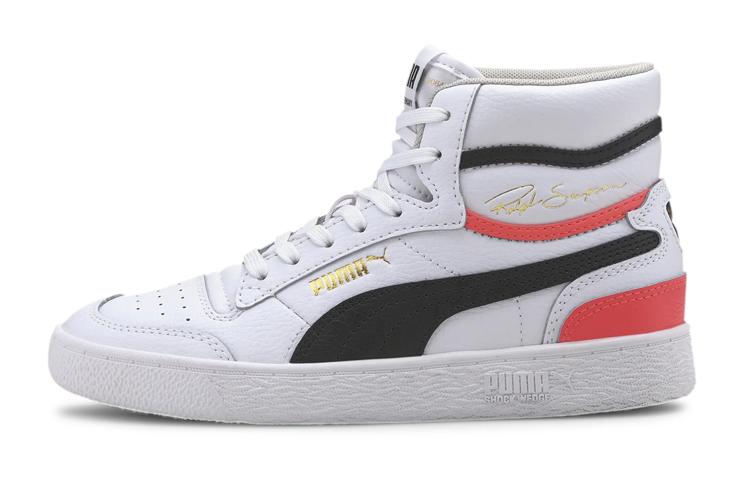 Kids' Sneakers PUMA Ralph Sampson Versatile High top Kids' Skateboarding Shoes White Teenagers