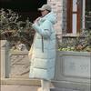 Down and Padded Jacket Women's New 2025 Thickened and Warm Korean Version of Loose Long Over-the-knee Cotton Jacket Winter Padded Jacket