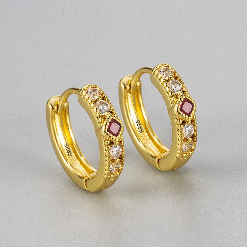 Xiaomi 925 Sterling Silver Earrings For Women Trendy Shinning Star Zircon Stone Earring Jewelry Prevent Allergy Party Accessories Gift