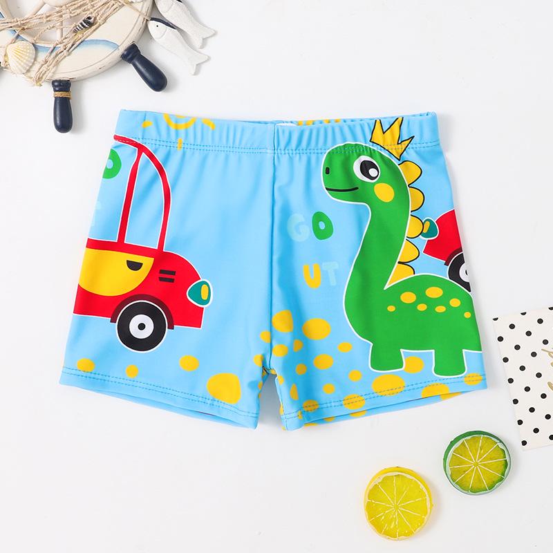 Baby Jungen Badehose mit Cartoon-Print und Schnürung