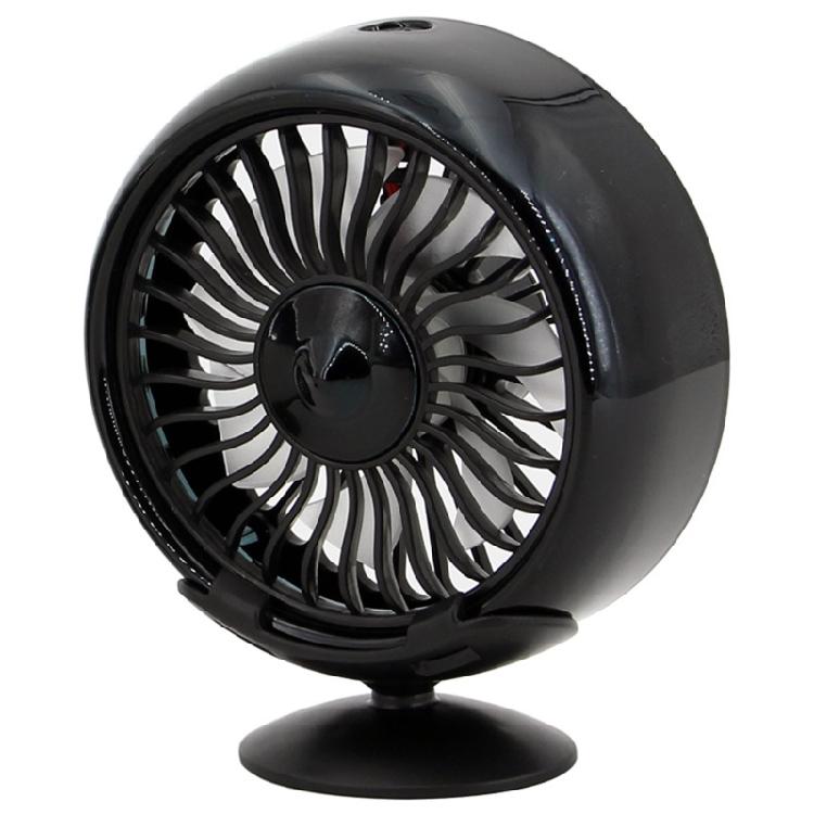Car USB Fan Air Outlet Lighting LED Flash CoolingFan Portable Cooler Three-speed