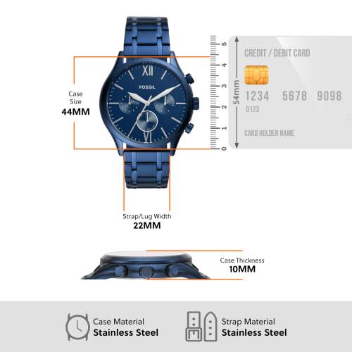 Fossil FENMORE BQ2403 Men's Navy Watch