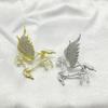 Leichter Luxus exquisite hohle Pegasus-Brosche natal Jahr modisch vielseitig Nischen-Temperament hohle Pegasus-Brosche