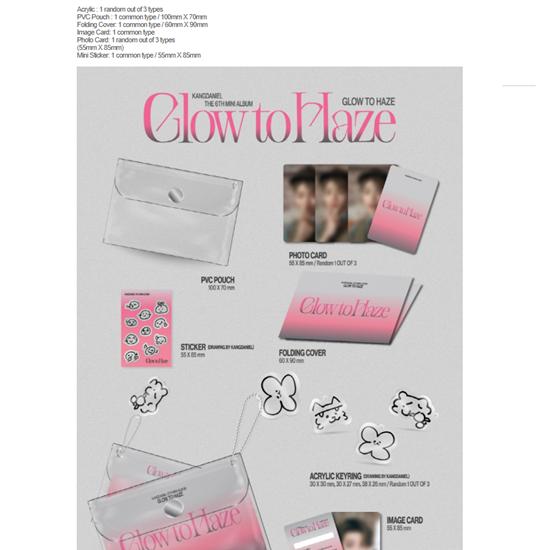 KANG DANIEL 6. Mini-Album – Glow to Haze (PVC-Beutel Ver.) - Veröffentlichungsdatum 16.06.2025
