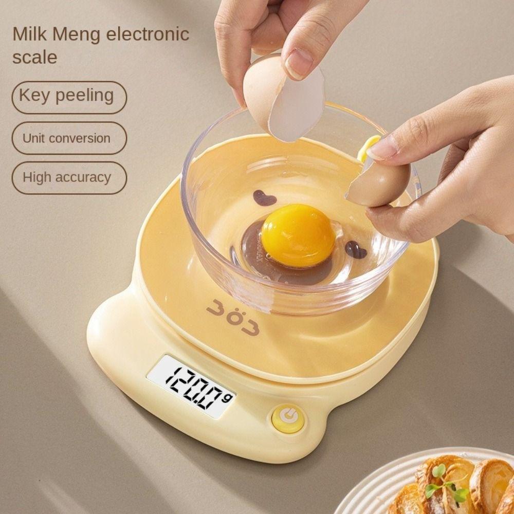 Plastic Kitchen Scale Multi-Functional Electronic Scales  Precise Weight Measuring