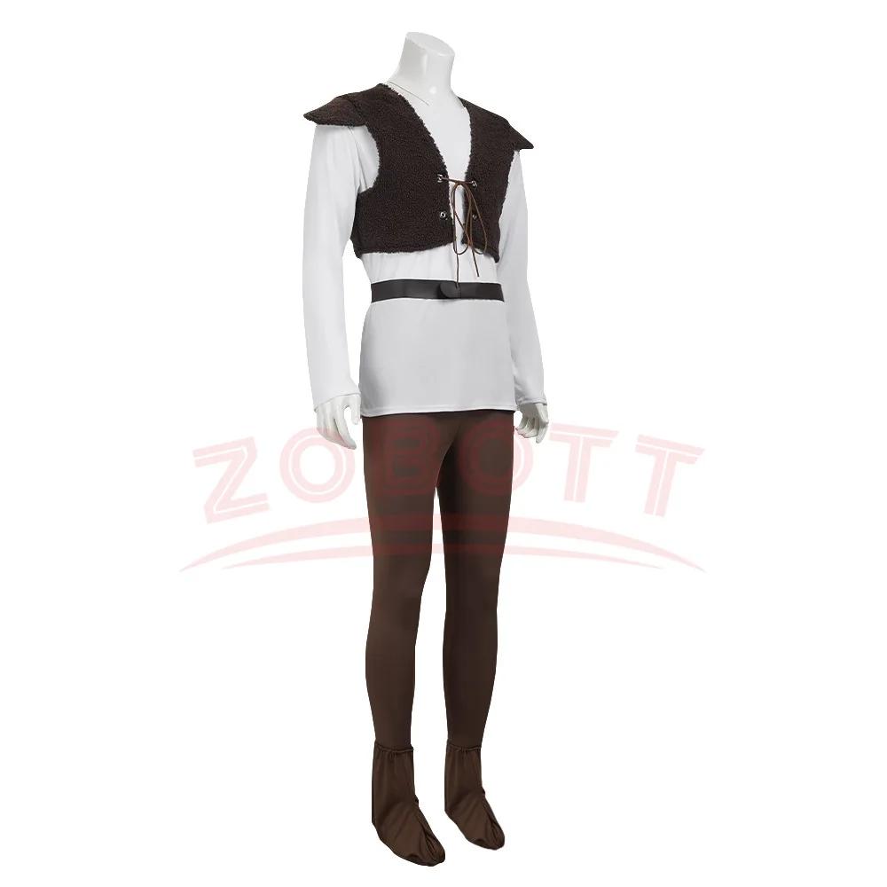 Costum Cosplay Monstru Shrek Cosplay Shrek Halloween Costume Cosplay Shrek Pălărie Verde Bluză Shrek Vestă de Piele Pantaloni pentru Bărbați