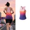 Mens Womens Running Tank Top Quick-Dry Breathable Athletic Vest Marathon Training Sports