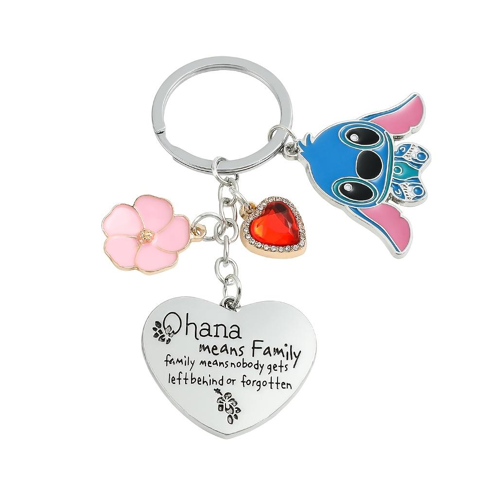 

1 Disney Cartoon Stitch Metal Keychain Stylish Stylish Bag Decoration Cute Cartoon Ornaments