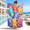 Love Bears Cozy Night Beach Towel, Microfiber Beach Towel, Perfect For Pool, Beach, Travel, Home Decor Beach Party Fan Gifts