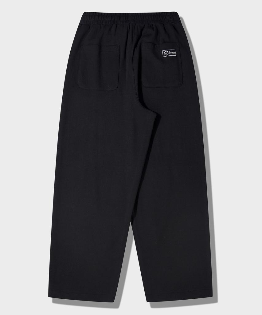 JEEP Basic Wide Double Sweatpants (Jq5Tsu901Bk)