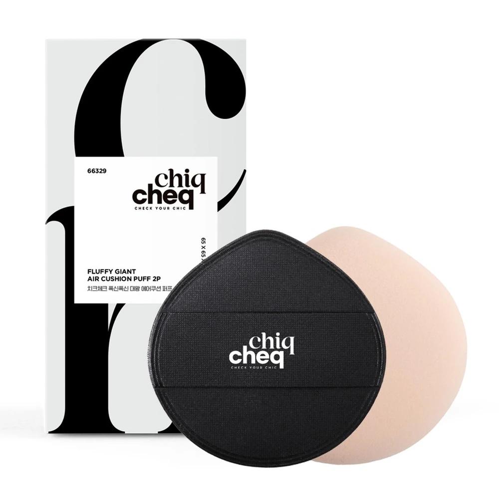 Cheek Check Fluffy Giant Air Cushion Puff 2P