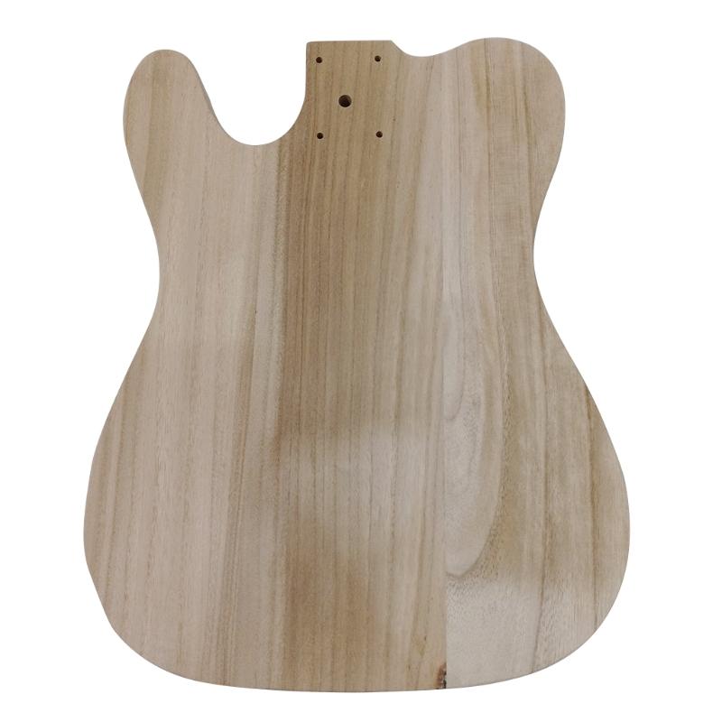 Unfertiger Gitarrenkörper Poliertes Holzart, DIY, T-Stil Gitarrenzubehör