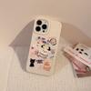 Degradable Animals Suitable for 14ProMax Mobile Phone Case IPhone 13 Oil Painting Cartoon Doodle 16 Apple 15 Cute Series