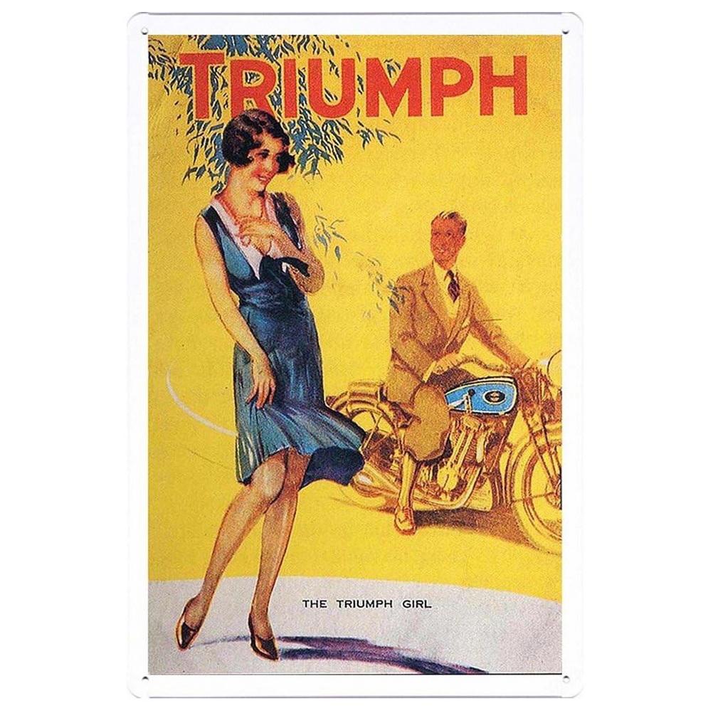 

Металлические жестяные знаки, классические мотоциклы, настенные украшения, табличка, винтажный постер, железная картина для Man Cave, домашнее кафе, гараж, клуб, бар 20x30cm