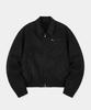 THEY Suede Collar Blouson Jacket_Black
