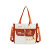 Contrast Large Capacity Tote Bag Student Crossbody Bag Girls Star Print Shoulder Bag