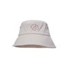 Sweet Embroidered Floral Cotton Bucket Hat For Women Breathable Short Brim Design