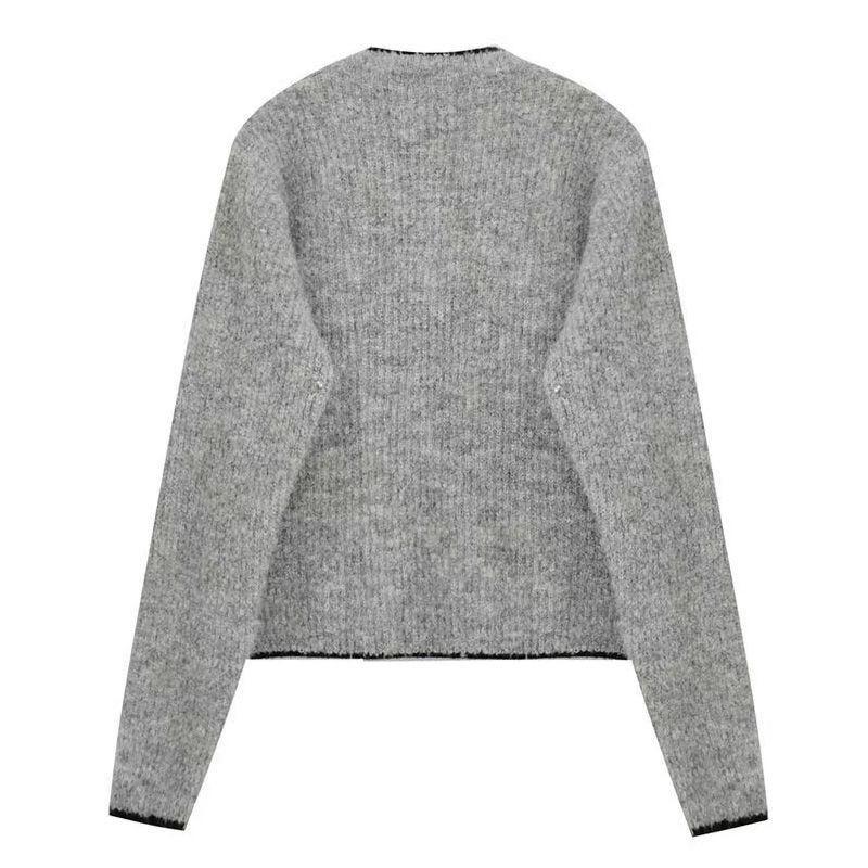 French Fragrant Short Cardigan Coat Women Spring 2023 High End Celebrity Temperament Spring and Autumn Sweater Cardigan Female