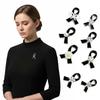 Portable Memorial Black Ribbon Brooch Souvenir Black Black Badge Pin Queen Mother Ribbon Bow Pin For Funerals and Mourning