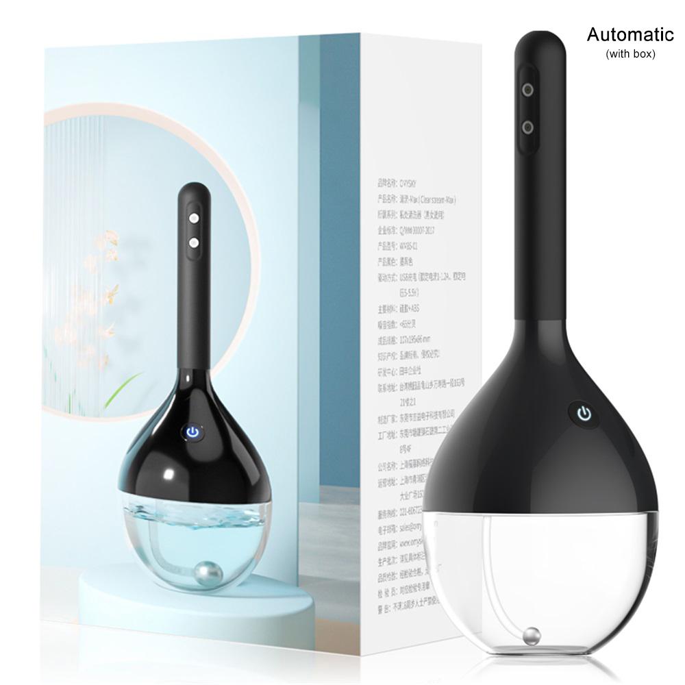 Fully Automatic Enema Cleaning Container Vagina & Anal Cleaner Douche Bulb Design Silicone Health Tool Sex Toys For Woman/Man