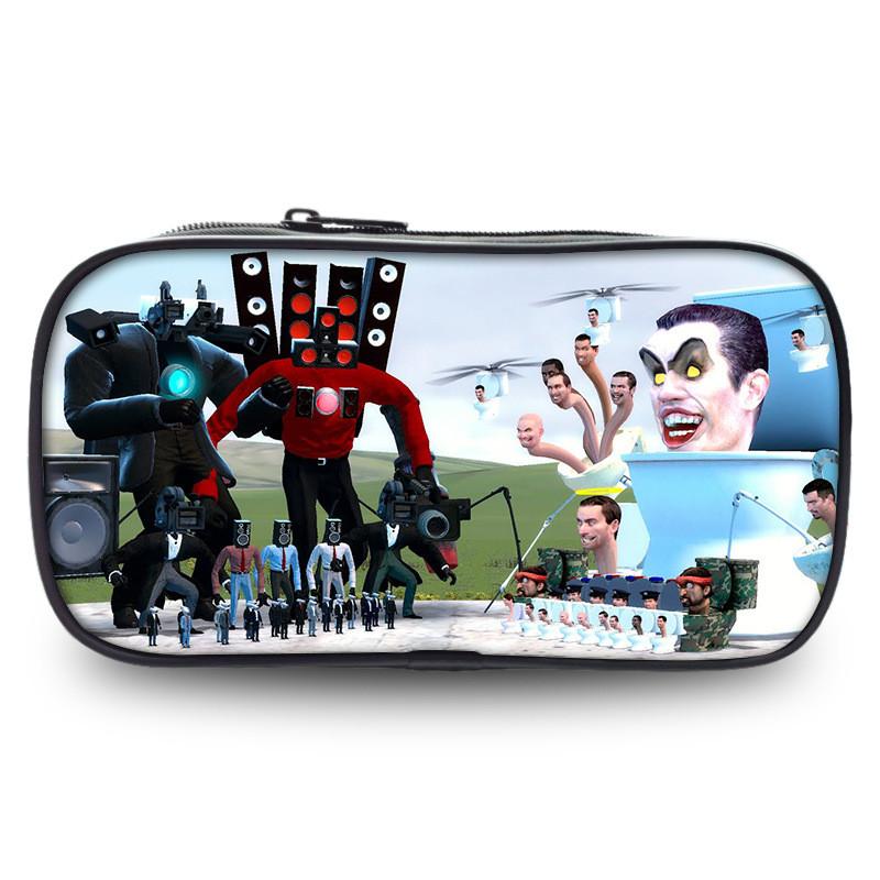 Durable Oxford Fabric Pencil Case For Kids And Students Featuring Fun Game Character Design