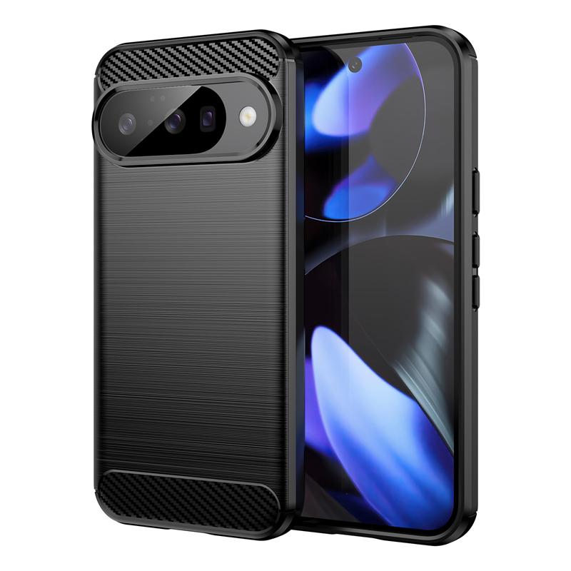 For Google Pixel 10 Case Anti-knock Soft Silicone Carbon Fiber Cover For Google Pixel 10 Pro XL Case For Google Pixel 10 Case