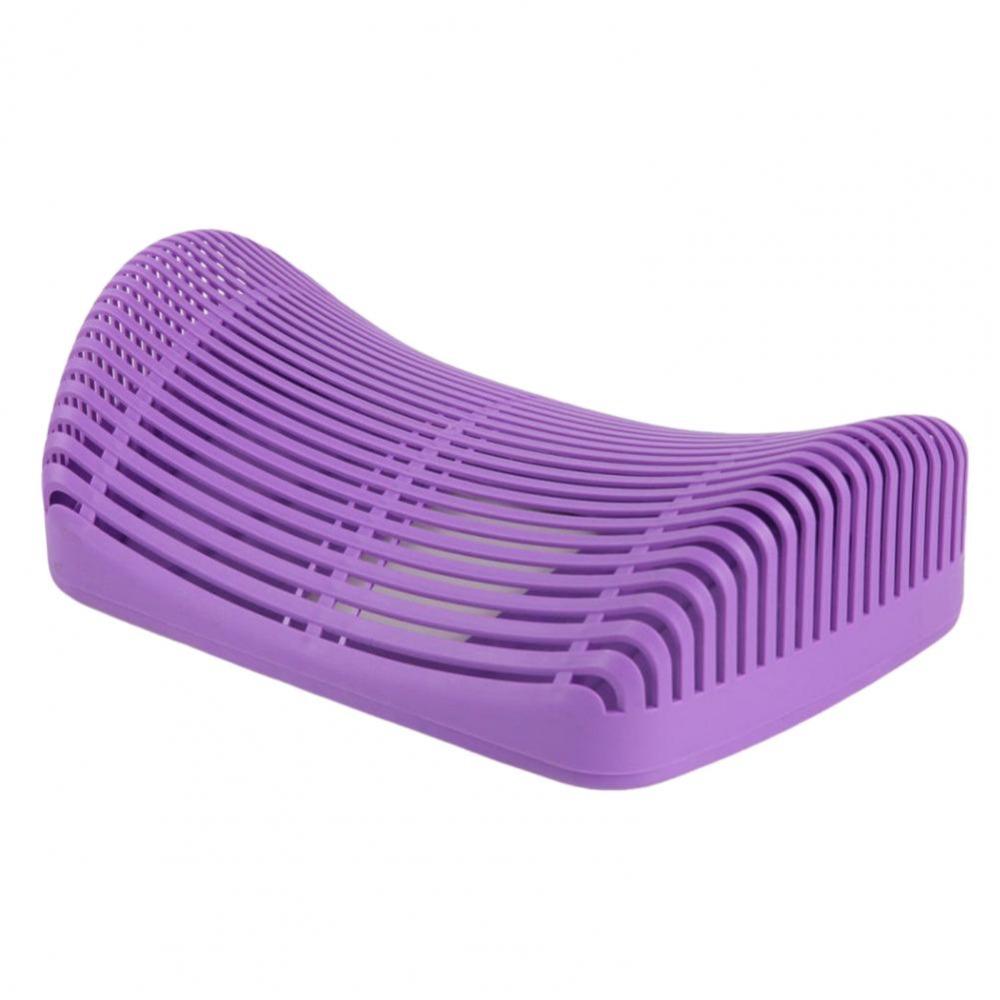 

Soft Material Hollow Neck Support Machine-Washable Cover Travel Neck Pillow for Summer фиолетовый