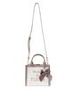 Maison de Fleur Tragetasche, EC Exklusiv Logo Bestickt Segeltuch 2-Wege-Tasche, Damen, Braun