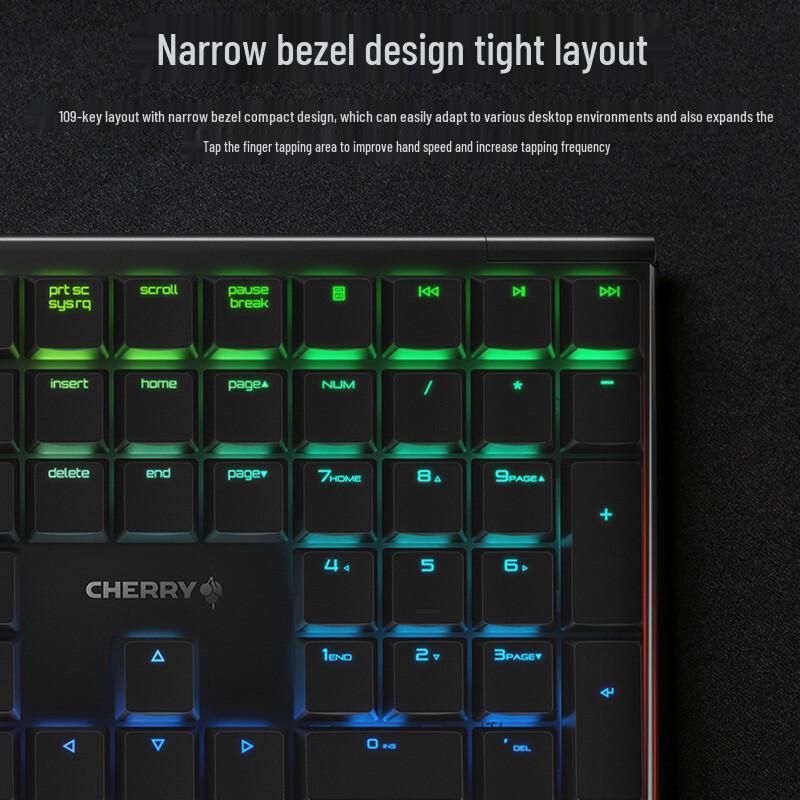 Cherry MX 10 Series Low Profile RGB Mechanical Gaming Keyboard