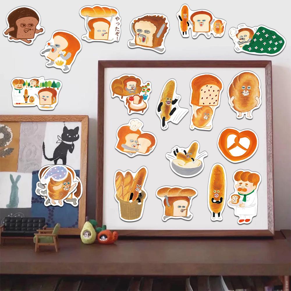 Kreatives Brot Dieb Sticker Set - 60 Blatt für DIY-Tagebücher, Handyhüllen, Notizbücher