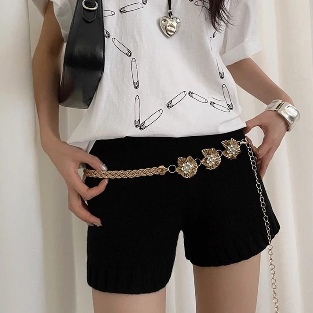 Street Styles JeansWaist Belt Cool Girl Aesthetic Waist Chain Women's Hip Chain for Party and Wedding Attires