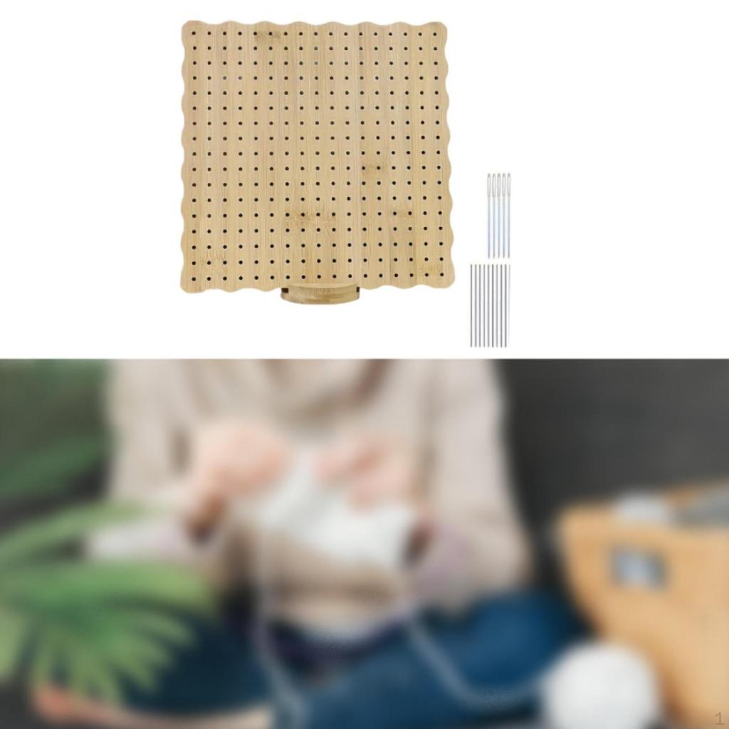 Virknålsblockeringsbräda och nålar för nybörjare stickningspresenter