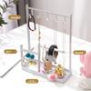 Multifunctional Jewelry Display Rack Metal Necklace Storage Rack Earrings Display Stand  Ring