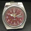 GENUINE VINTAGE SEIKO 5 AUTOMATIC JAPAN 7009A MENS MAROON DIAL WATCH A701397-5 R206a-a701397