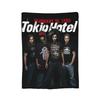 Coperta di Flanella Zimmer 483 Tokio Hotel Banda Rock Tour Moda Plaid per Letto Divano Divano 150*125cm Peluche Trapunta Sottile,