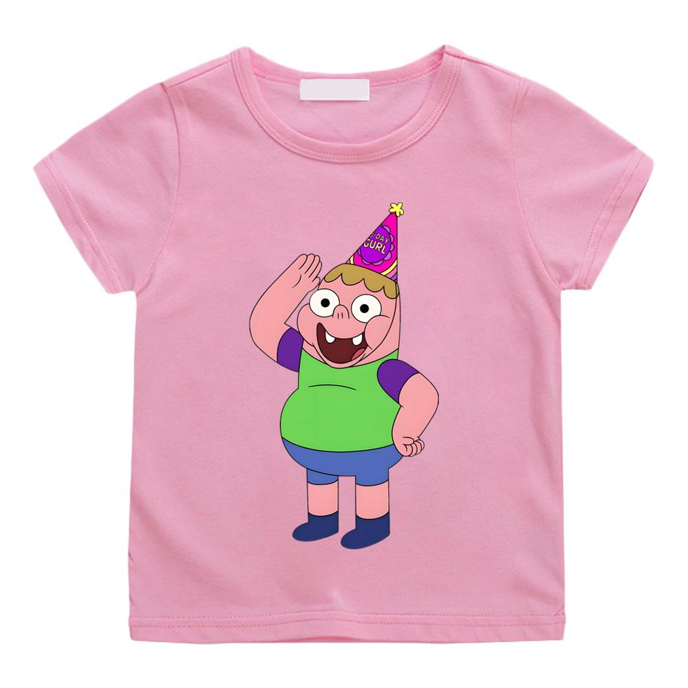 Christma Clarence Cartoon Print T-shirts Kawaii Anime Tshirt Cute Manga 100% Cotton Tee-shirt Aesthetic Cartoon Boy/girl T Shirt