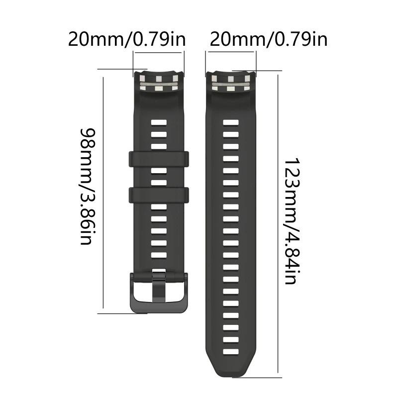 20mm Silicone Strap For Garmin Instinct 2S 40mm Sport Watchband Bracelet Garmin Instinct 2S 40mm Watch Accessories Supplies
