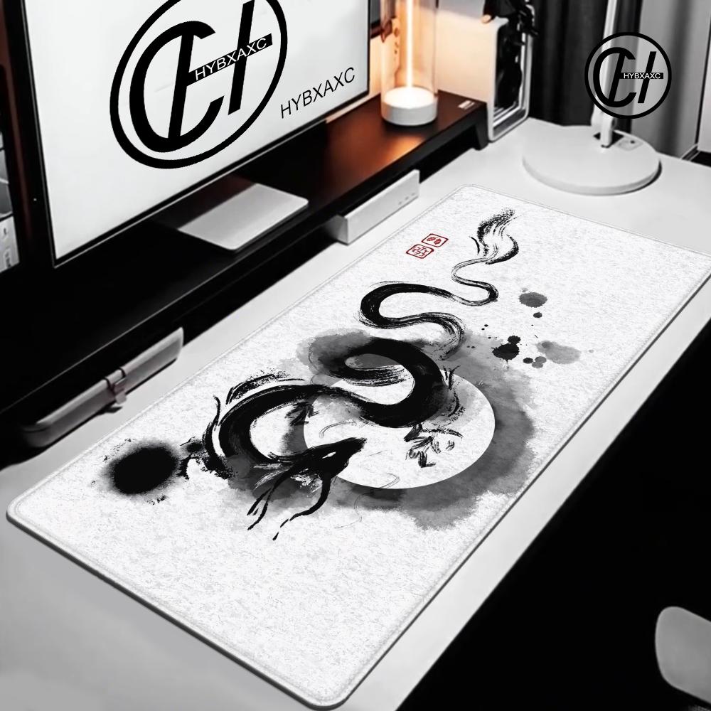 Black Yinyang Desktops Gaming Mouse Pad Office Mouse Pad with Wrist Support HYBXAXC Desk Mat tNonSlip desk mat Gaming Mouse pad 800x400x2mm