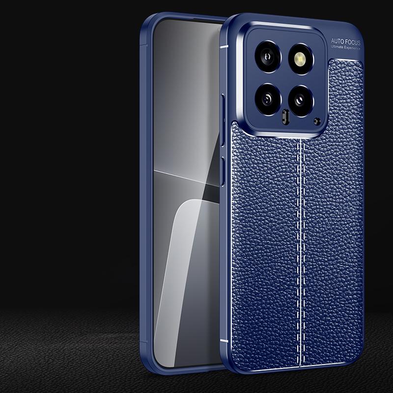 

Для Xiaomi Mi 14 Чехол-накладка Mi 14 Pro Capa Armor Противоударный Высококачественный Бампер для телефона Задняя часть ТПУ Мягкая кожа Fundas Xiaomi 14 Pro For Xiaomi 14