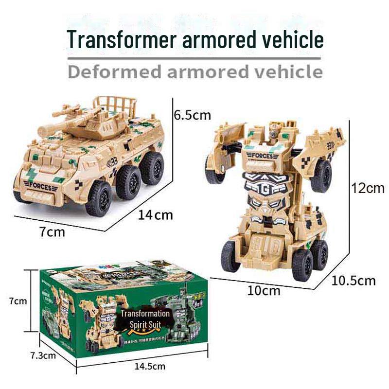 

Дитяча інерційна іграшка-трансформер: Танк, автомобіль, літак і робот.