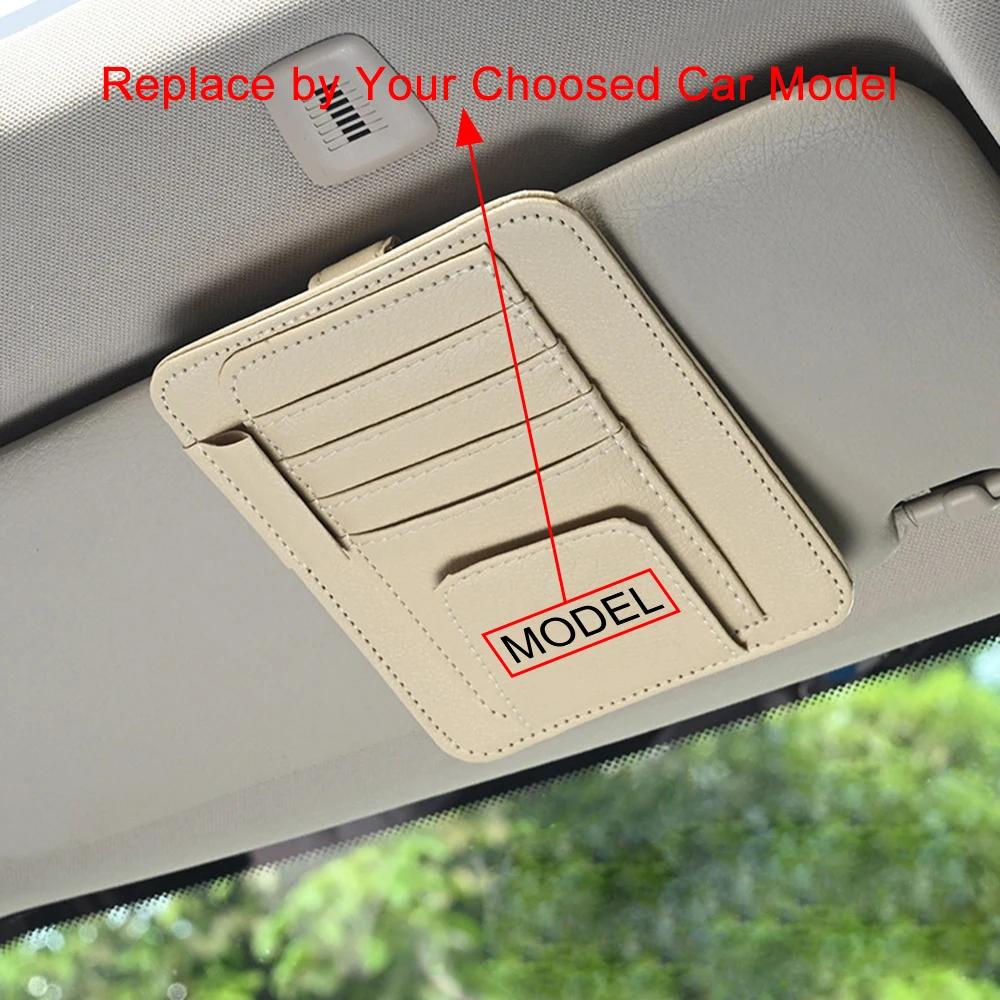 For Cadillac ATS CTS Escalade STS CT6 XT4 SRX XTS CT4 EXT BLS CT5 SLR SLS XLR Car Sun Visor Storage Clip Auto Accessories AGW1