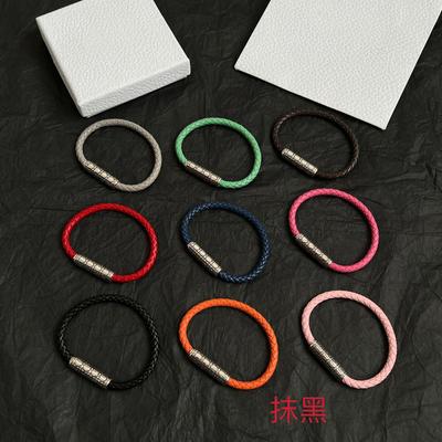 Multi Colored Woven Leather Rope Bracelet for Birthdays, Gifts for Men and Women for Daily Wear, Simple and Elegant